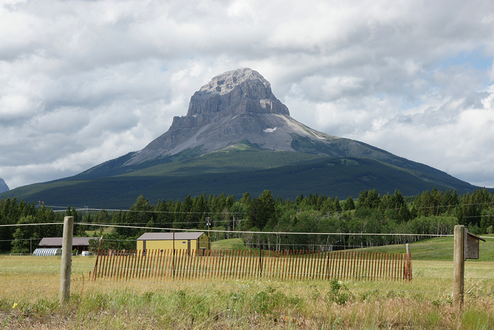 Mountain in Alberta Plains